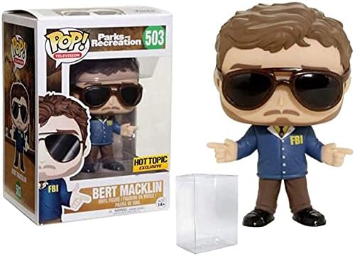 Funko Bret Macklin FBI Vinyl Figure Bundled with Pop Box Protector Case