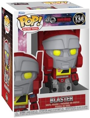 Funko Pop Retro Transformers Generation 1-40th Anniversary Blaster - Collectable Vinyl Figure