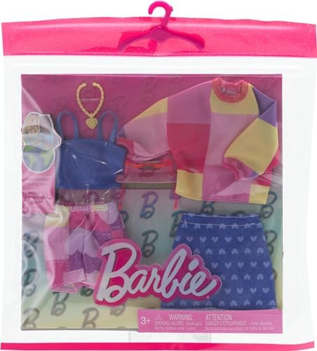 Barbie Fashions Clothing Set with 2 Outfits for Fashion Doll