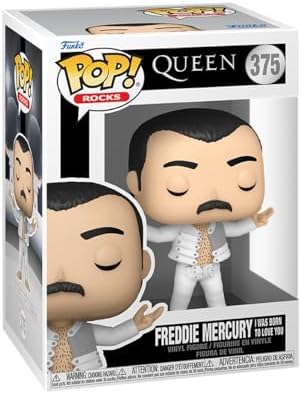Funko POP Rocks Queen - F. Freddie Mercury - I was Born to Love You - Collectable Vinyl Figure