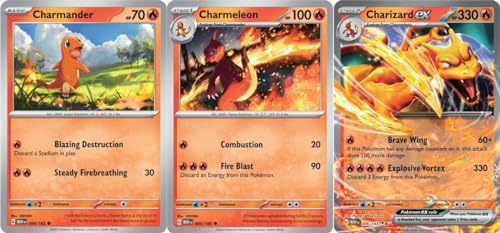 Pokemon Charizard ex 066165 - Pokemon 151 - Double Rare - Evolution 3 Card Set -