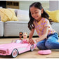 Barbie Hot Wheels RC Corvette from The Movie Full-Function Remote-Control Toy Car Holds 2 Doll