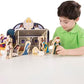 Melissa & Doug Melissa Doug Classic Wooden Christmas Nativity Set With 4-Piece Stable and