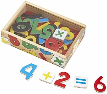 Melissa & Doug Melissa Doug 52 Wooden Alphabet Magnets in a Box - Uppercase and Lowercase
