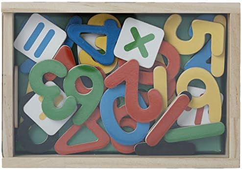 Melissa & Doug Melissa Doug 52 Wooden Alphabet Magnets in a Box - Uppercase and Lowercase