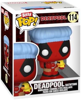 Funko Bitty POP Deadpool - Bathtime 4-Pack and A Surprise Mystery Mini Figure - 0.9 Inch
