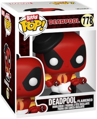 Funko Bitty POP Deadpool - Bathtime 4-Pack and A Surprise Mystery Mini Figure - 0.9 Inch