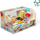 Melissa & Doug Melissa Doug Wooden Slice Stack Sandwich Counter with Deli Slicer -