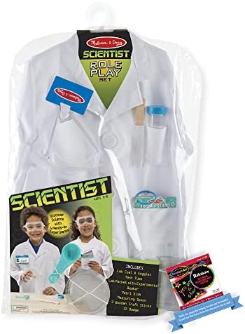 Melissa & Doug Melissa Doug Scientist Role 1 Theme Compatible MD Scratch Fun Mini-Pad