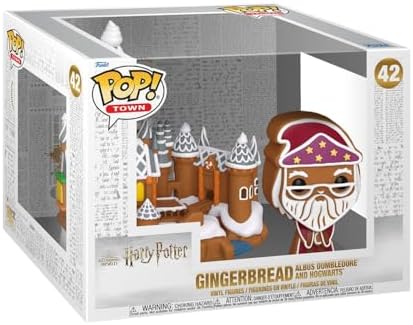 Funko POP Town Harry Potter Gingerbread - Albus Dumbledore Hogwarts - Collectable Vinyl Figure