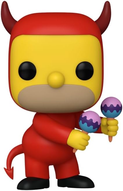 Funko Pop The Simpsons Evil Homer Vinyl Figure 4.35-inch Maracas RedYellow