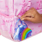 Barbie Clothes Deluxe Keychain Rainbow Bag with Pajamas Slumber Party-Themed for Fashion Doll