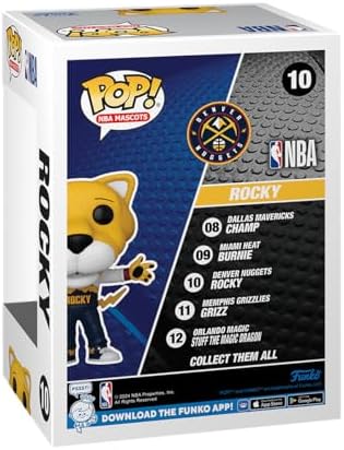 Funko POP NBA Mascots - Denver - Rocky The Mountain Lion - Collectable Vinyl Figure