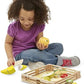 Melissa & Doug Melissa Doug Cutting Fruit Set 18pcs Wooden Play Food Set 1 Scratch Art