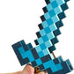 Mattel Minecraft Sword Pickaxe Set Kid-Sized Wearable Accessory for Role-Play Costumes