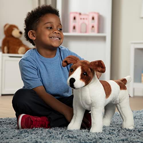 Melissa & Doug Melissa Doug Giant Jack Russell Terrier - Lifelike Stuffed Animal Dog over