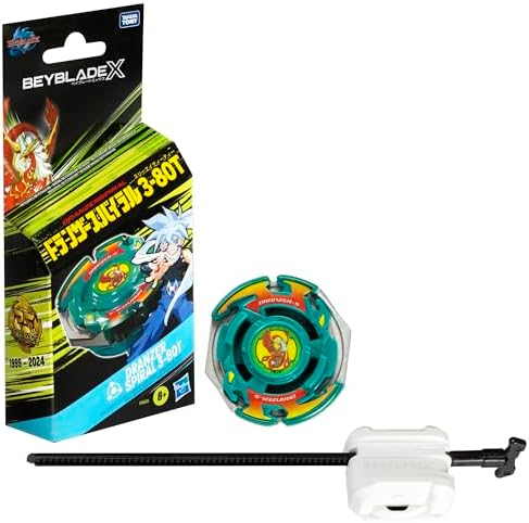 Hasbro Beyblade X Dranzer Spiral 3-80T Right-Spin Balance Type Anniversary X-Over Top