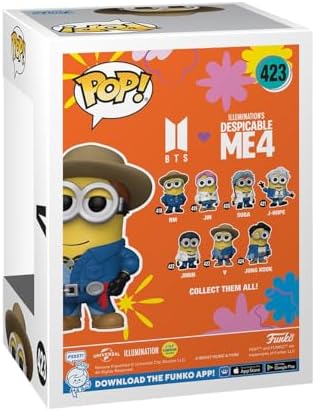 Funko POP Rocks Minions X BTS - V - BTS Minions - Collectable Vinyl Figure