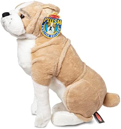 Melissa & Doug Melissa Doug Giant English Bulldog - Lifelike Stuffed Animal nearly 2 feet