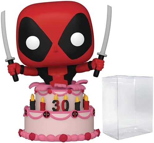 Funko POP Marvel Deadpool 30th - Deadpool in Cake Pop Vinyl Figure Bundled with