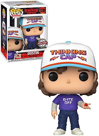 Funko POP Television Stranger Things Dustin Byte Off Pop Figure