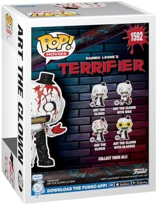 Funko POP Movies Terrifier 2 - Art The Clown - Bloody - Collectable Vinyl Figure