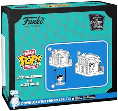 Funko Pop Bitty Town The Nightmare Before Christmas- Jack and Jack's House
