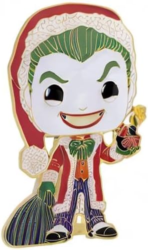 Funko Pop Pin DC Super Heroes Holiday - Joker as Santa with Chase Styles May Vary