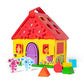 Melissa & Doug Melissa Doug Blue's Clues You Wooden Take-Along House Shape Sorter