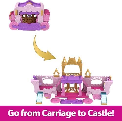 Mattel Disney Princess Carriage to Castle Transforming Playset