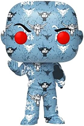 Funko Pop WWE The Rock Art Series in Hard Protector