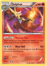 Pokemon - Delphox 26146 - XY - Holo