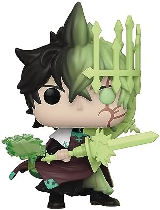 Funko Pop Animation Black Clover - Yuno Spirit of Zephyr Glow-in-The-Dark PX Vinyl Figure