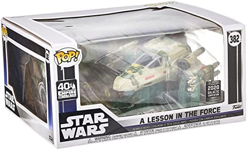 Funko Pop Deluxe Yoda Lifting X-Wing Galactic Convention