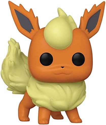 Funko Pokemon - Flareon Pop Vinyl Figure Bundled with Compatible Pop Box Protector Case