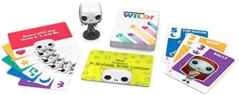 Funko Something Wild Family Card - The Nightmare Before ChristmasIncludes Collectable Mini POP Ideal for Children - Fun for The Whole Family Board Game