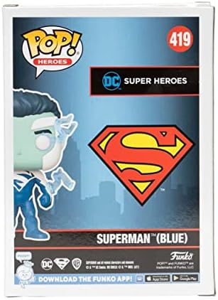 Funko Superman Blue Pop Vinyl Figure - 2021 Convention