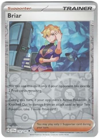 Pokemon - Briar 132142 - Stellar Crown Reverse Foil - Single Card