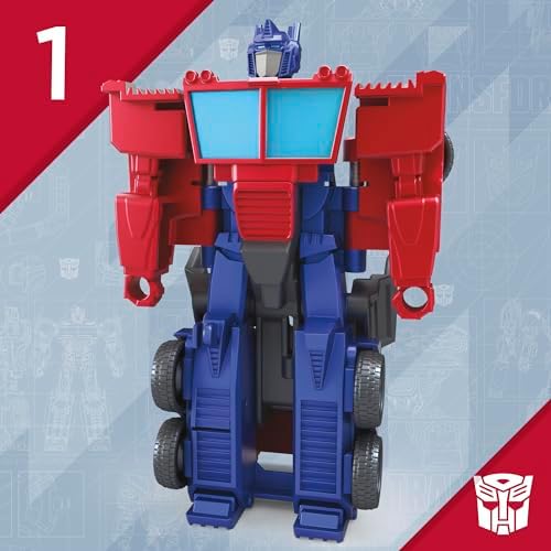 Hasbro Transformers 1-Step Flip Heroes 3-Pack 4-Inch Wheeljack Bumblebee and Optimus