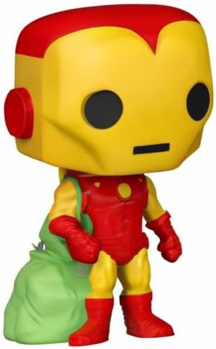 Funko POP Marvel Holiday - Iron Man with Bag - Marvel Comics - Collectable Vinyl Figure
