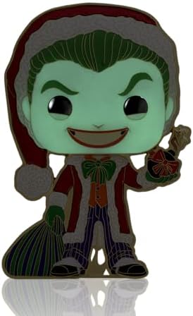 Funko Pop Pin DC Super Heroes Holiday - Joker as Santa with Chase Styles May Vary