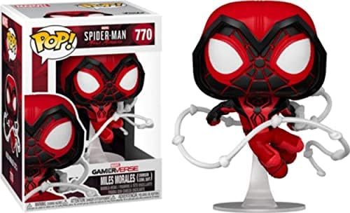 Funko Spider-Man Miles Morales Crimson Cowl Suit Pop 770 Marvel Gamerverse Vinyl Figure