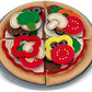 Melissa & Doug Melissa Doug Felt Food Mix 'n Match Pizza Play Food Set 40 pcs
