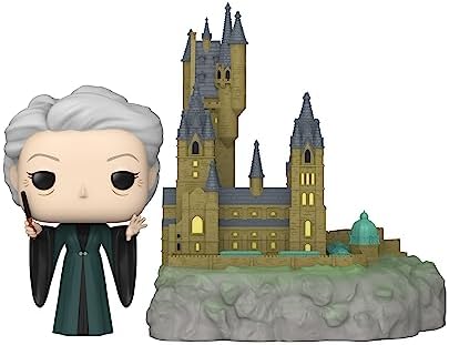 Funko Pop Town Harry Potter Chamber of Secrets 20th Anniversary - Minerva McGonagall with Hogwarts - Collectable Vinyl Figure