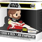 Funko POP Ride Deluxe SW - Anakin in Naboo Sarfighter with R2-D2 - Star Wars - Collectable Vinyl Figure