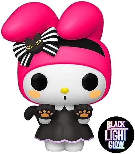 Funko POP Sanrio 72 Halloween Black Light My Melody in Cat Costume