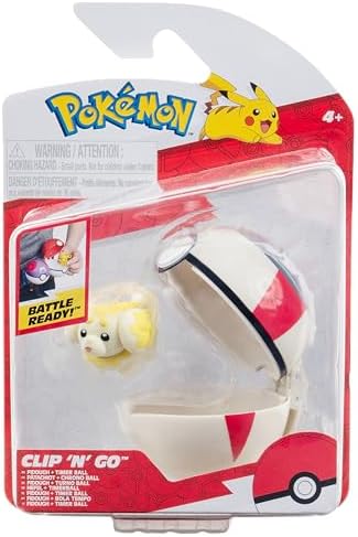 POKEMON Clip N GO FIDOUGH and Timer Ball