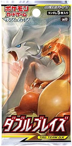 Pokemon Card Game Sun Moon Expansion Pack Double Blaze Booster Box Japanese - 30 Packs