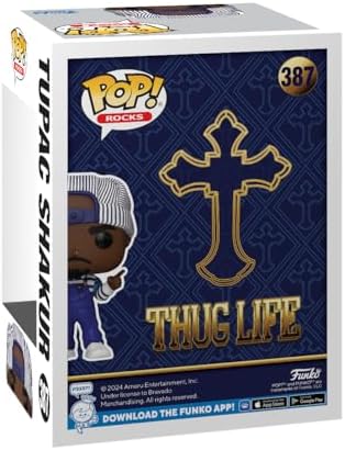 Funko POP Rocks Tupac 90's - Collectable Vinyl Figure