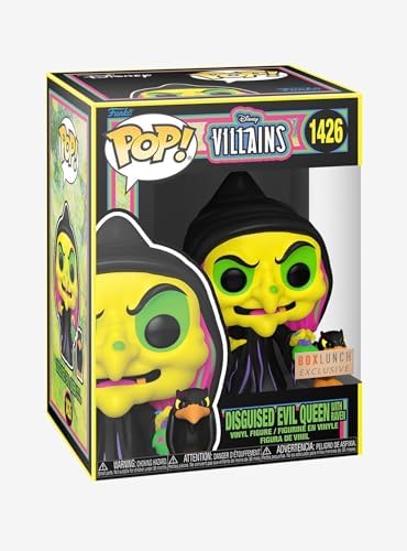 Funko Pop Disney Snow White - Witch with Raven BLKLT Exc Vinyl Figure - 76719